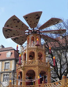 Festive Mill in Munich Festive Mill in Munich