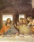 Detail, Last Supper by Leonardo da Vinci