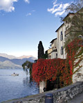 The monastery island of San Giulio on Lake Orta