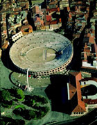 Arena of Verona - great venue for operas and rock concerts. Photo © De Agostini Picture Library Arena of Verona