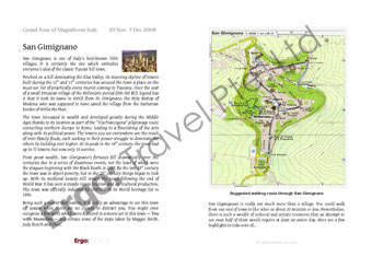 Handout with locality map, description and suggested sights