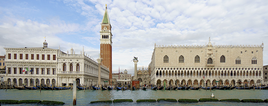 The splendour of Venice seen from the basin of St. Mark Parmigiano