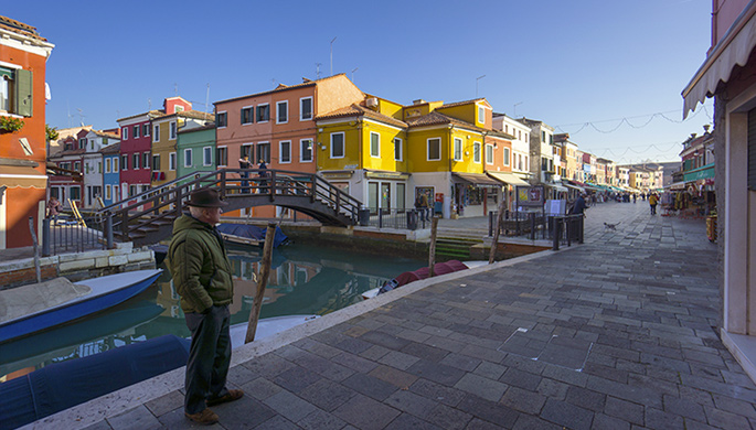 The dazzling colours of Burano Burano