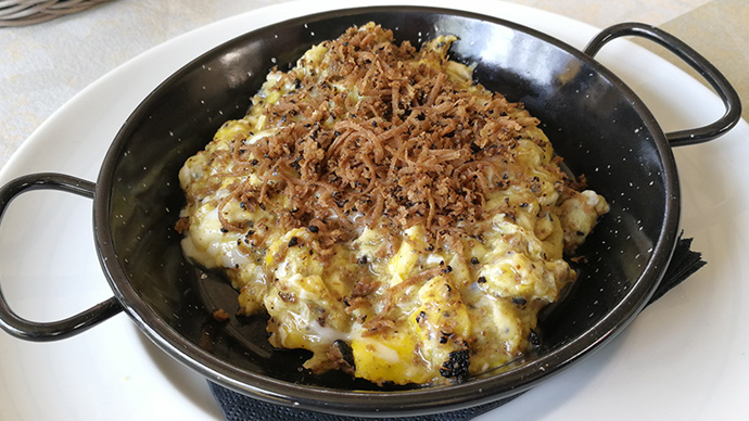 Truflled omelette The Langhe countryside