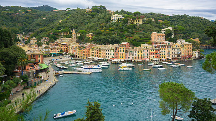 Stunning seaside villages Portofino
