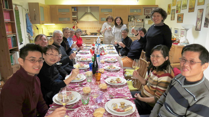 A sumptuous lunch in a real Italian home! Casa Rizzato