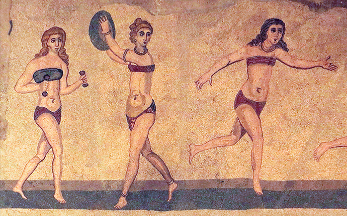 Stunning ancient Roman mosaics Piazza Armerina
