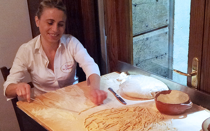 REAL hand-made pasta! Tonnarelli