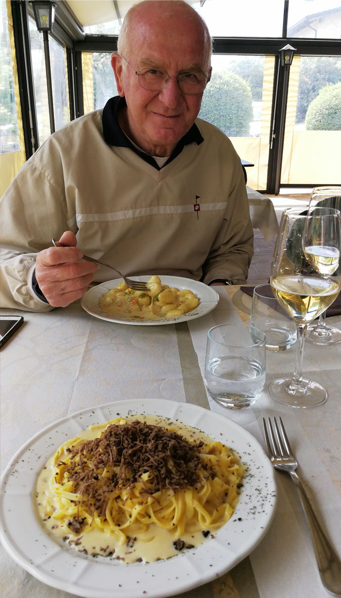 Truffles, anyone? Licio with truffles