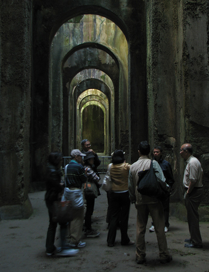 Private visits to places not normally accessible to the public Piscina Mirabile in the Phlegraean Fields