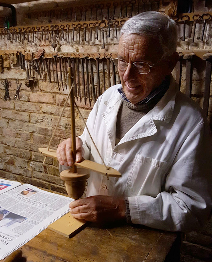 Who else but Ergo: Travel will take you to see artisans like this traditional toymaker in Siena? Siena Toymaker